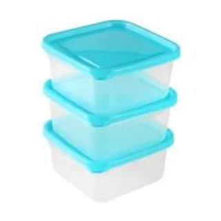 ชุดกล่องอาหารเหลี่ยม MICRON CHEF 6052 0.85 ลิตร แพ็ค 3 ชิ้น (1053242)