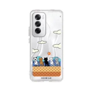 Oppo Reno 12 Clear Case Cat on The Roof (88528795107068852879216042)