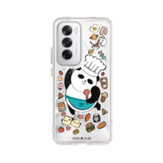 Oppo Reno 12 Clear Case Panda The Chef (88528795107068852879525694)