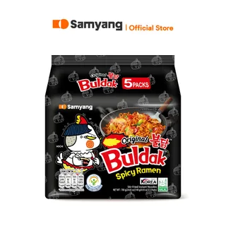 [แพ็ก 5 ซอง] Samyang Buldak Ramen  ซัมยัง บูลดัก ราเมง บะหมี่กึ่งสำเร็จรูป เลือกรสชาติ