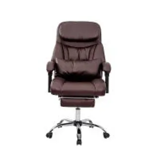 U-RO DECOR BAVARIA (บาวาเรีย) เก้าอี้สำนักงานปรับนอนได้ พร้อมที่รองขา สีน้ำตาล (MKP1382053)
