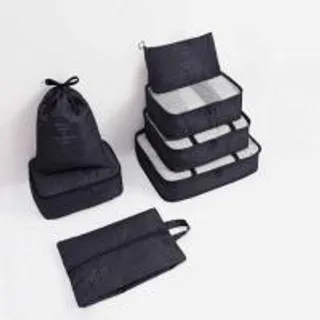HQ LUGGAGE อุปกรณ์เสริมสำหรับเดินทาง กระเป๋าจัดระเบียบ 7 ชิ้น (327696-712568010)