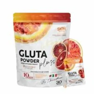 SKIN WITH ME กลูต้า พลัส พาวเดอร์ จำนวน 1 ห่อ (บรรจุ 30 ซอง) (332631-715425010)
