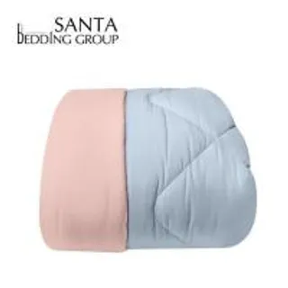 ผ้านวม SANTA BEDDING 70x90 นิ้ว สี LIGHT BLUE/PINK (1299785)