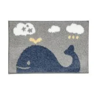 พรม HOME LIVING STYLE WHALE 45x70 ซม. สีเทา (1296076)