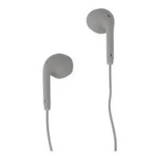 หูฟังแบบมีสาย QPLUS Colorful Wired Earbud Headphone 3.5mm Gray (8856817953082)