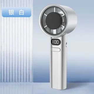 Ruiming [50% OFF] ❄️❄️  พัดลมความเร็วสูง 12 ระดับ การชาร์จแบบพกพา พัดลมมินิปรับได้มือถือ พัดลมระบายความร้อนมือถือฤดูร้อน（การจัดส่ง 2-3 วัน）