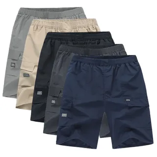 DK-X-818กางเกงขาสั้นผู้ชาย หลวม เอวยางยืดเชือกผูก ระบายอากาศ สบาย ไซส์ใหญ่ ฟรีไซส์ เหมาะ ขนาดเดียว