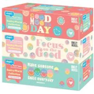 สมาร์ทเตอร์กระดาษเช็ดหน้าเหนียวนุ่มรุ่นกล่องลายสไมล์ลี่ 135แผ่น แพค 3 Smarter Soft and Strong Facial Tissue Smiley Box 135sheets Pack 3 (8853474079681)