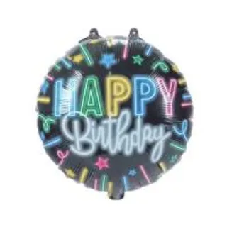 ลูกโป่งฟอยล์ HAPPY BIRTH DAY BALL SNAZZ 18 นิ้ว สีดำ (1301205)