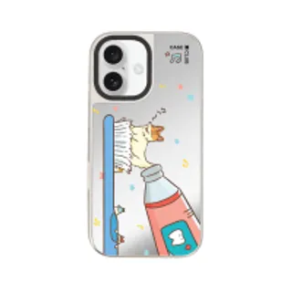 iPhone 16 Mirror Case MagSafe Toothpaste Fox (88528799927178852879372571)