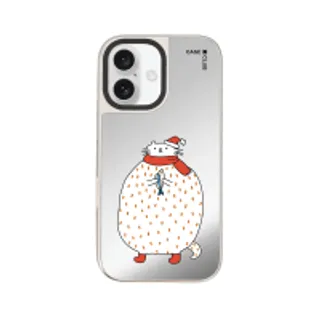 iPhone 16 Mirror Case MagSafe Santa Cat (88528799927178852879450897)