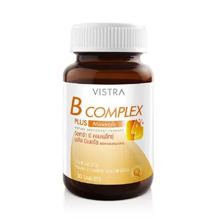 วิตามินบีรวม Vistra B-Complex Plus Minerals