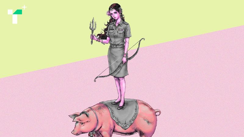 ยืนขี่หมู และกินเลือดเป็นอาหาร ถอดรหัส ‘รากษสเทวี’ คำทำนายสงกรานต์ จากกุศโลบายเตือนภัยรัฐโบราณ สู่วิกฤตปากท้องและโลกเดือดในชีวิตจริง