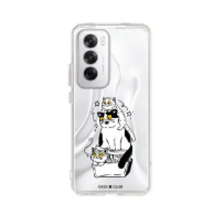 Oppo Reno 12 Clear Case Cat Trio (88528795107068852879334425)