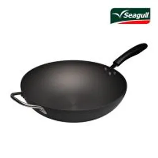 SEAGULLกระทะจีน ฮาร์ด อโนไดซ์ 36 ซม. SEAGULL (51168449)