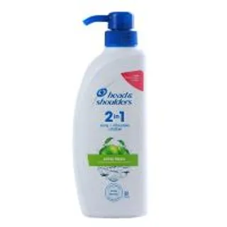 เฮดแอนด์โชว์เดอร์ 2in1 แชมพูผสมครีมนวดแอปเปิ้ลเฟรช 370มล. Head&Shoulders 2In1 Anti Dandruff Shampoo Conditioner Apple Fresh 370ml. (4987176219374)