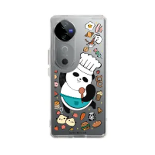 Vivo V40 5G Clear Case Panda The Chef (88528799362858852879525694)