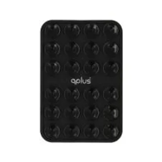แผ่นแปะโทรศัพท์ QPLUS Silicon Suction Phone Black (8855879798266)