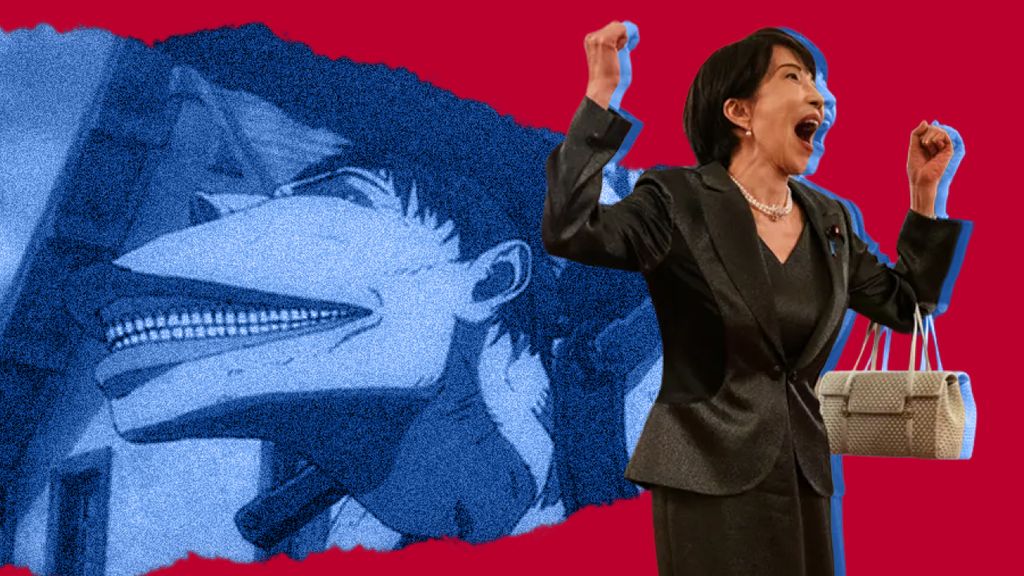 จากรอยยิ้มตื่นเต้นดีใจสู่มีมไททันเกวียน เมื่อสังคมญี่ปุ่นล้อเลียนผู้นำ ผ่านการเปรียบเป็นไททันคลานสี่ขา ผู้แบกสัมภาระและเอาแต่ทำตามผู้อื่น