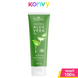 Plantnery Aloe Vera Soothing Gel 280ml แพลนท์เนอรี่ เจลบำรุงผิวหน้าและผิวกาย จากว่านหางจระเข้ เจลสารพัดประโยชน์