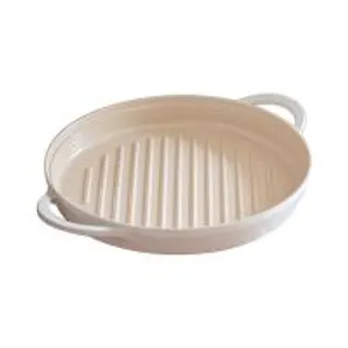 FIKAกระทะปิ้งย่างทรงกลมสีครีม 26ซม. FIKA (51931554)