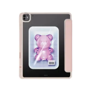iPad Air6/7 13" 2025 (M2/M3) Clear Pink Halftone Jelly Bear (88528798303788852879162813)