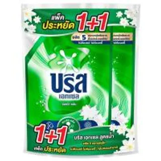 บรีสเอกเซลอัลตร้าคลีนผลิตภัณฑ์ซักผ้าชนิดน้ำสูตรเข้มข้นสีเขียว 1250มล. แพคคู่ Breeze Excel Ultra Concentrated Liquid Detergent Green 1250ml. TwinPack (8851932444804)