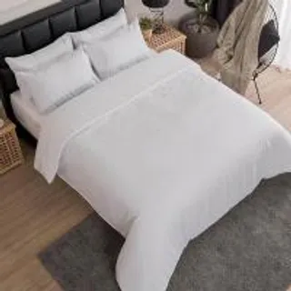 LUCKY MATTRESS ผ้าปูที่นอน ป้องกันไรฝุ่น Micro Touch ขนาด 5 ฟุต สูง 14 นิ้ว MC 010 สีขาว (MKP1390151)