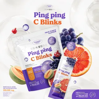 (📍กดในไลฟ์ถูกกว่า📍) น้ำชงกลูต้า ปิ๊ง ปิ๊ง ซี บริ๊งค์ ฟาวเดอร์คอลลี่ Ping Ping C Blinks Founder Colly