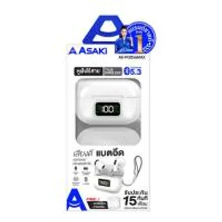 Asaki หูฟังบลูทูธแบบ True Wireless รุ่น A-KPODS6Max (352669-639503010)