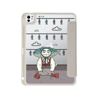 iPad Pro 11" (2024) Clear Grey Omagase Cat (88528795110008852879236385)