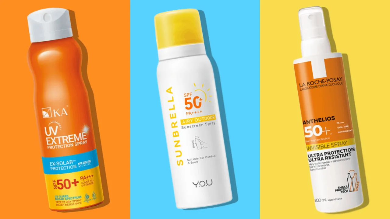 10 สเปรย์กันแดด ยี่ห้อไหนดี ปกป้องผิวจากแสงแดด ไม่ทำให้หน้าเยิ้ม