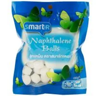 สมาร์ทเตอร์ลูกเหม็นลูกเล็ก 180กรัม Smarter Naphthalene Balls Small 180g. (8853474048694)