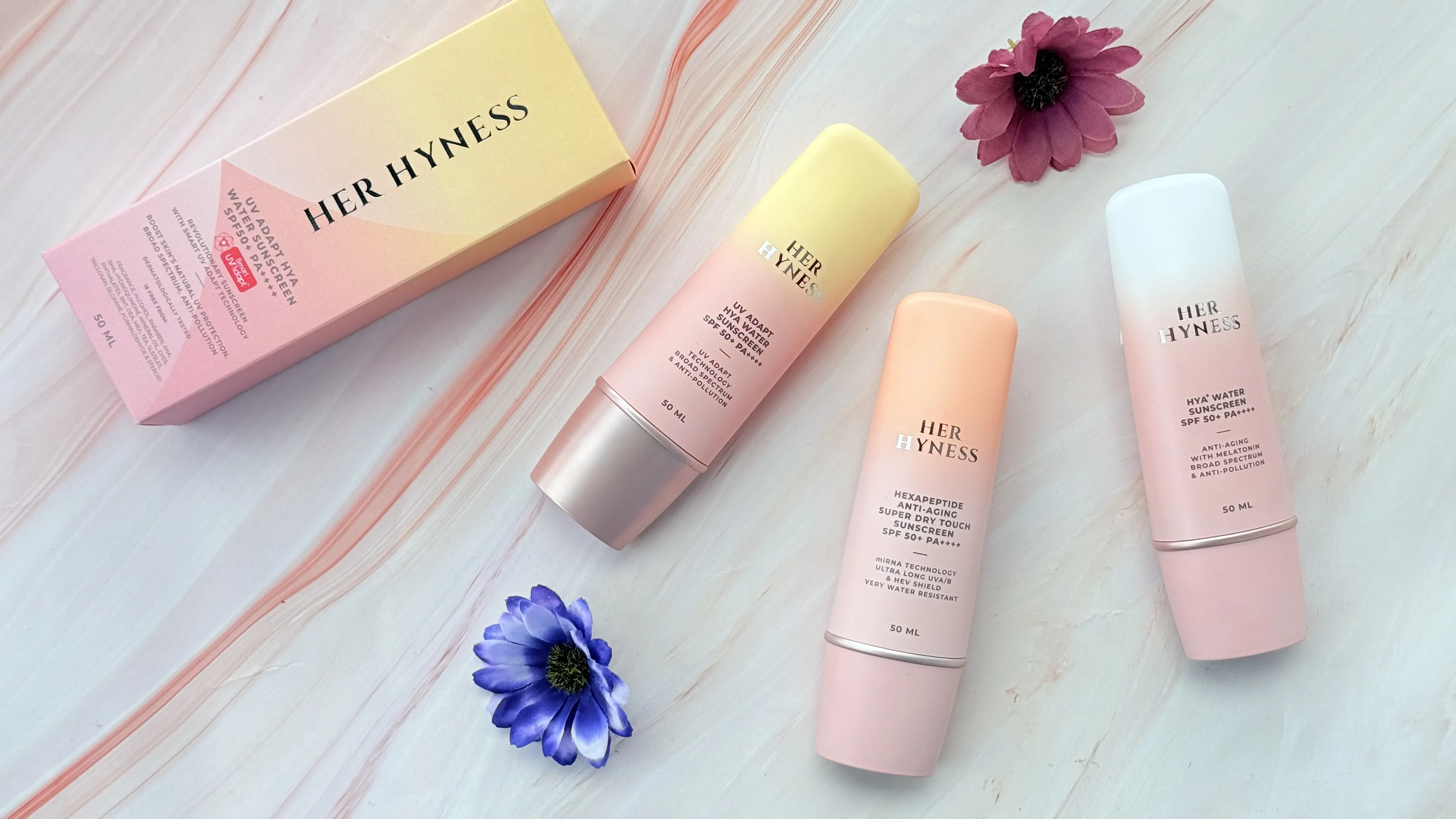 รีวิว 3 ครีมกันแดด HER HYNESS สูตรไหนดี เนื้อบางเบา ป้องกันแดดได้จริง ใช้ได้ทุกวัน