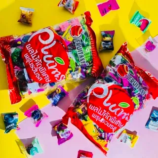 บ๊วยรวมรสฟุตตาซี่ราคาส่ง     (ส่งฟรี ลด 50% ในไลฟ์) และบ๊วยรวมรสถุงสีแดงตรามังกร ราคาส่งจากโรงงาน