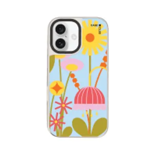 iPhone 16 Mirror Case MagSafe Geometric Flower (88528799927178852879932867)
