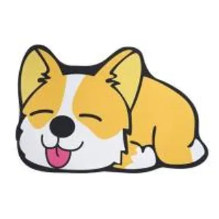 พรมพียู SNAZZ DOGGY 38x58 ซม. สีเหลือง (1300631)