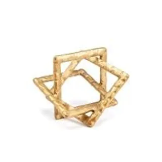 Central Home Table Square ALU GO 29 X 27 X 18 Cm. Gold (CDS90008429)