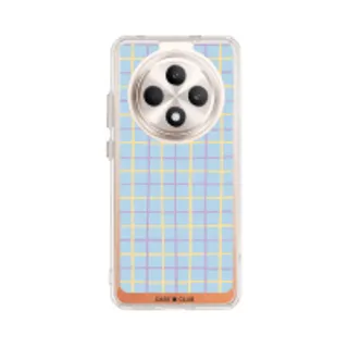 Oppo Reno 12F Clear Case Yellow & Purple Stripes (88528791035958852879727128)