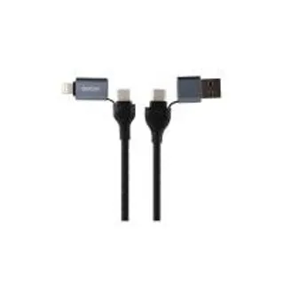 QOOVI สายชาร์จเร็ว PD 4 IN 1 รุ่น CC-065 สีดำ (MKP1105955)