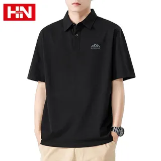 HYPNOS เสื้อโปโลโอเวอร์ไซซ์ ไหล่ตก ผ้าใหม่ใส่สบาย สไตล์มินิมอล โทนสีพื้น ลุคคู่รัก (แนะนำดูตารางไซส์ก่อนสั่งซื้อ)