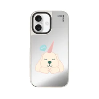 iPhone 16 Mirror Case MagSafe Unicorn Golden Retriever (88528799927178852879555196)