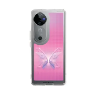 Vivo V40 5G Clear Case Halftone Butterfly (88528799362858852879187021)