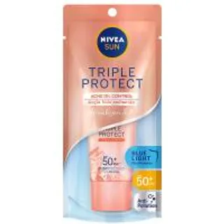 นีเวียกันแดดหน้าทริปเปิ้ลโพรเท็คแอคเน่ออยล์คอนโทรลSPF50 40มล. Nivea Triple Protect Acne Oil Control Sunscreen For FaceSPF50 40ml. (42389194)