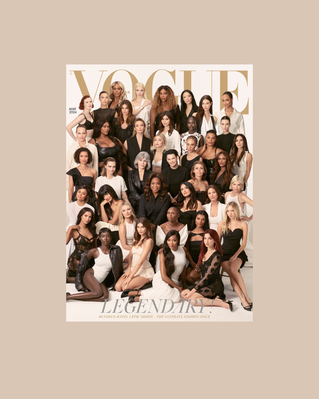 40 ผู้หญิงระดับตำนาน บนปก Vogue British ฉบับอำลาตำแหน่ง บก.บห.ของ Edward Enninful ที่ตั้งใจอุทิศ Vogue ฉบับสุดท้ายของเขาให้ “ผู้หญิง”