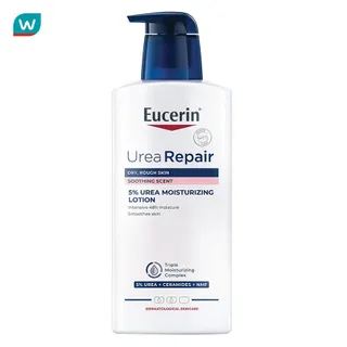 Eucerin ยูเซอริน ยูเรีย รีแพร์ พลัส 5 400 มล. โลชั่นสำหรับผิวแห้งมาก ชุ่มชื้นนาน 48 ชั่วโมง
