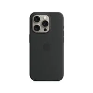 Apple iPhone 15 Pro Silicone Case with MagSafe - Black (194253939764)