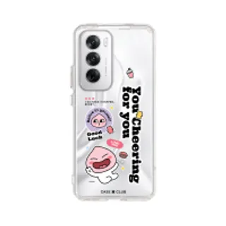 Oppo Reno 12 Clear Case Kakao Quote Apeach (88528795107068852879047295)