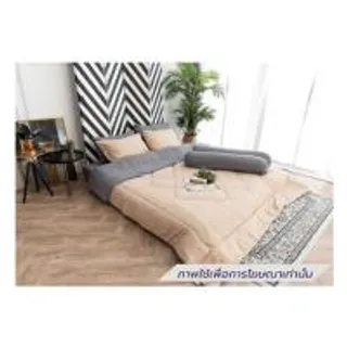 ชุดผ้าปูที่นอน 6 ฟุต (ชุด 6 ชิ้น) SANTA BEDDING สี GREY/BROWN (1292750)